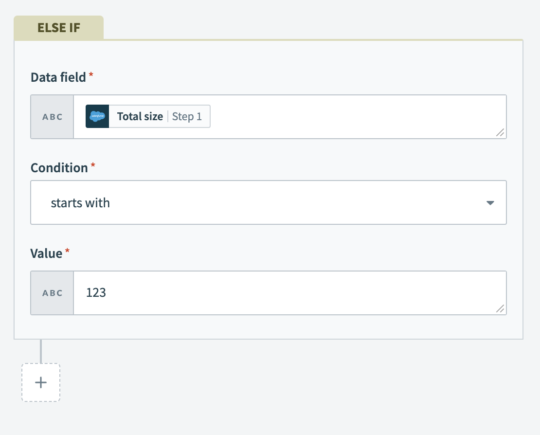 Comparing number types for starts with condition