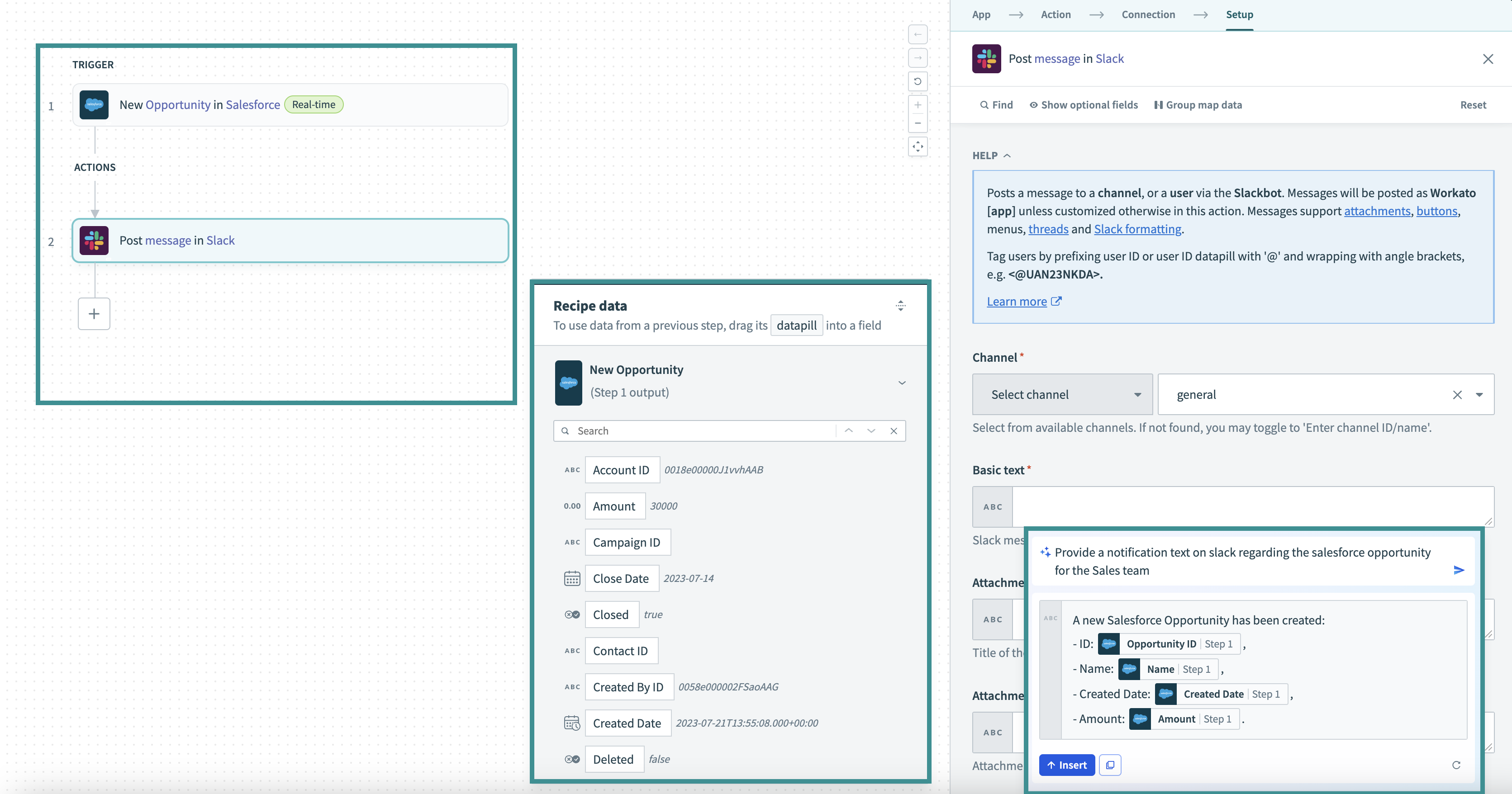 Example data usage for Mapper Copilot