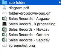 Trigger renames files when processing