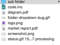 Trigger renames files when processing