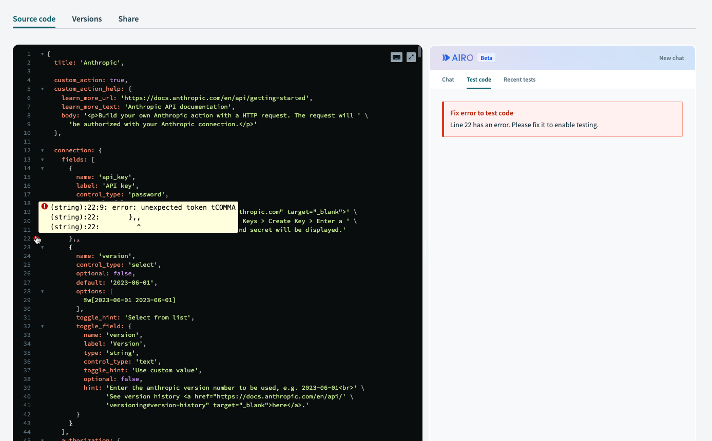 Troubleshoot your code