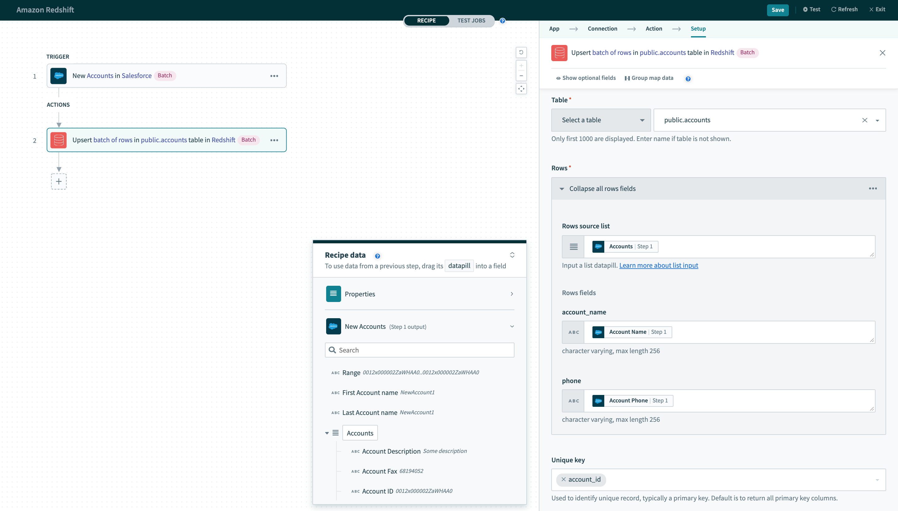 workato-connectors-redshift-upsert-actions-workato-docs