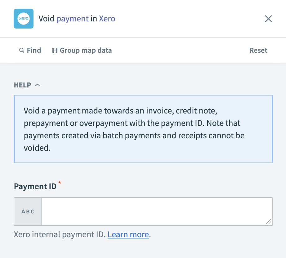 Void payment action