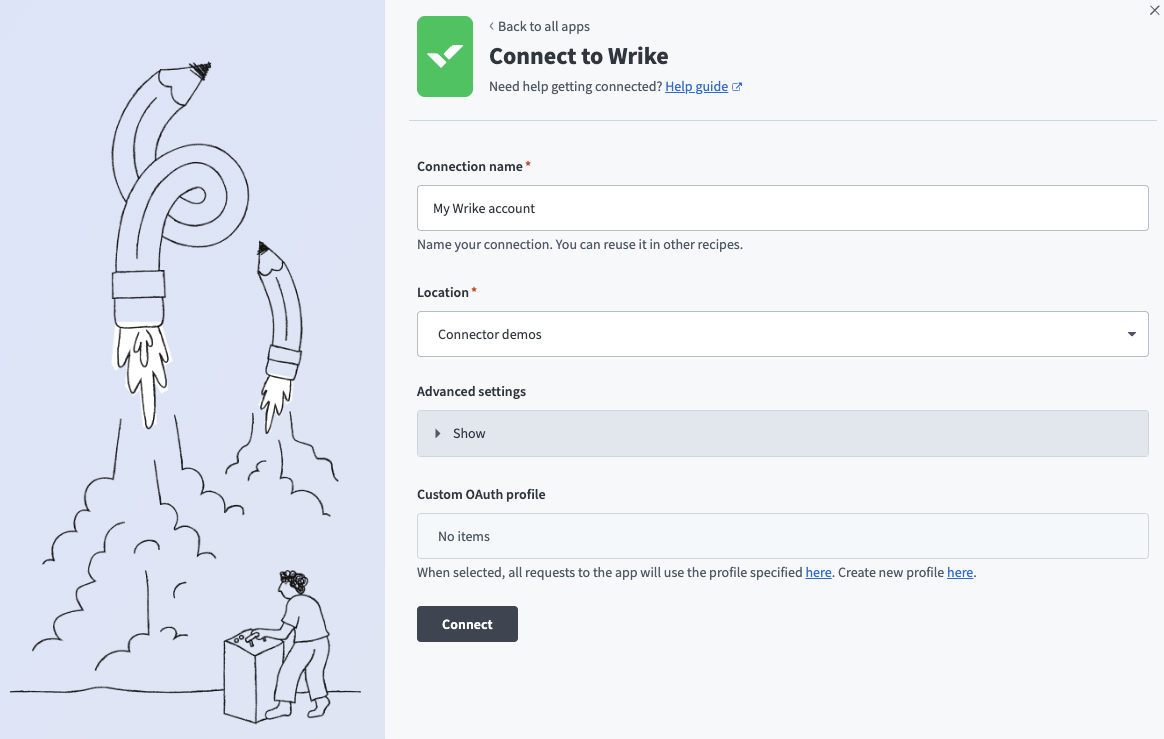 Wrike コネクション