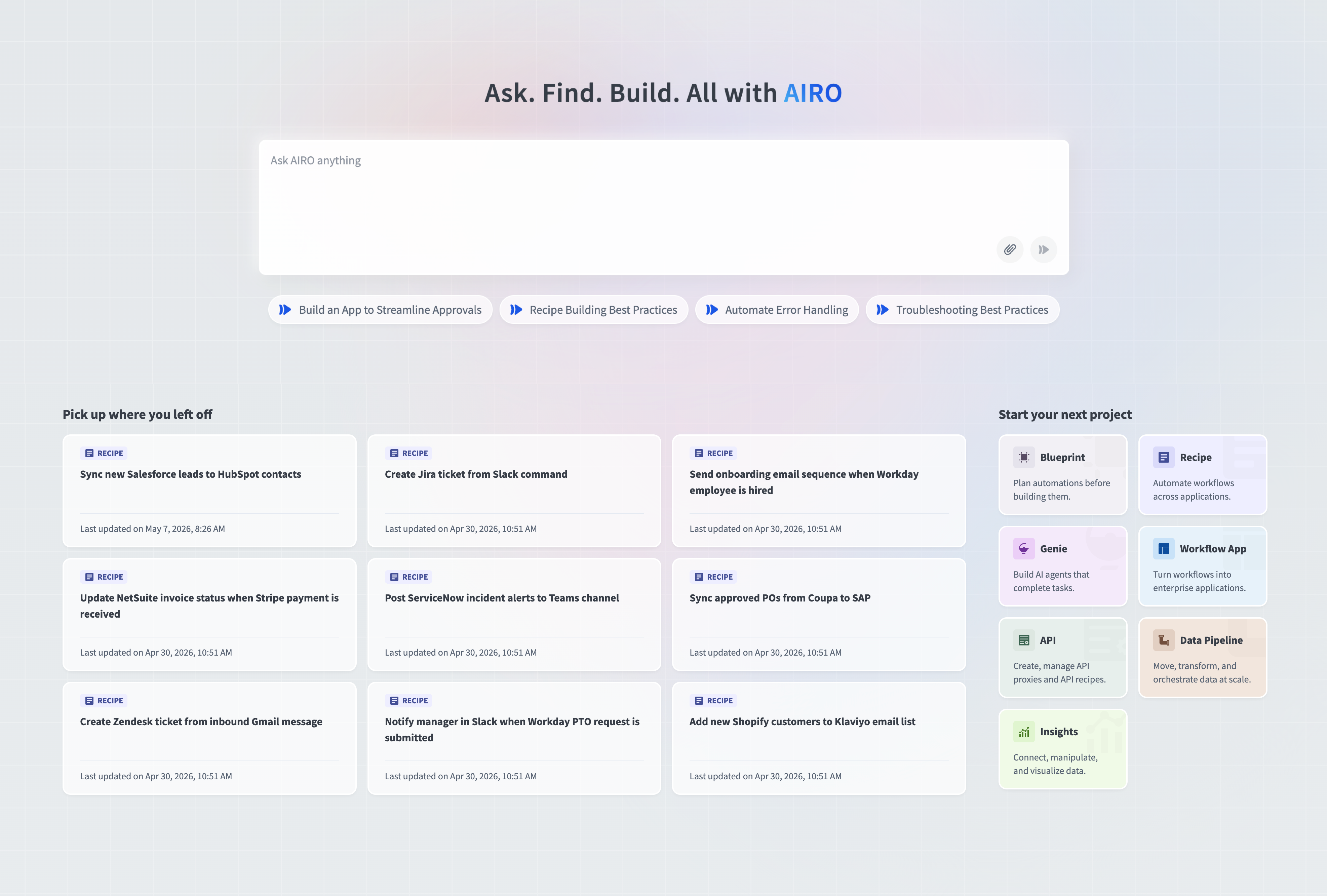 Homepage