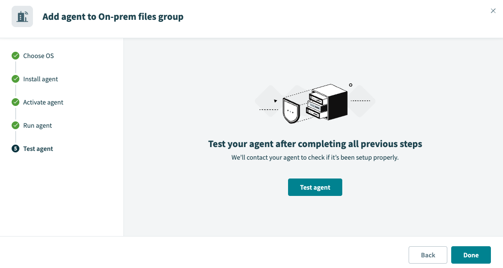 Click Test agent