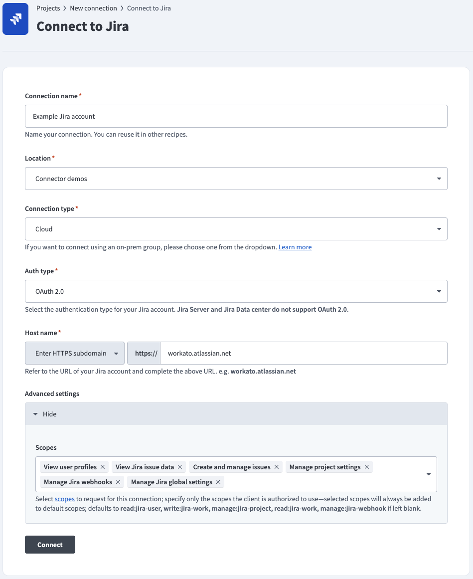 OAuth 2.0 auth