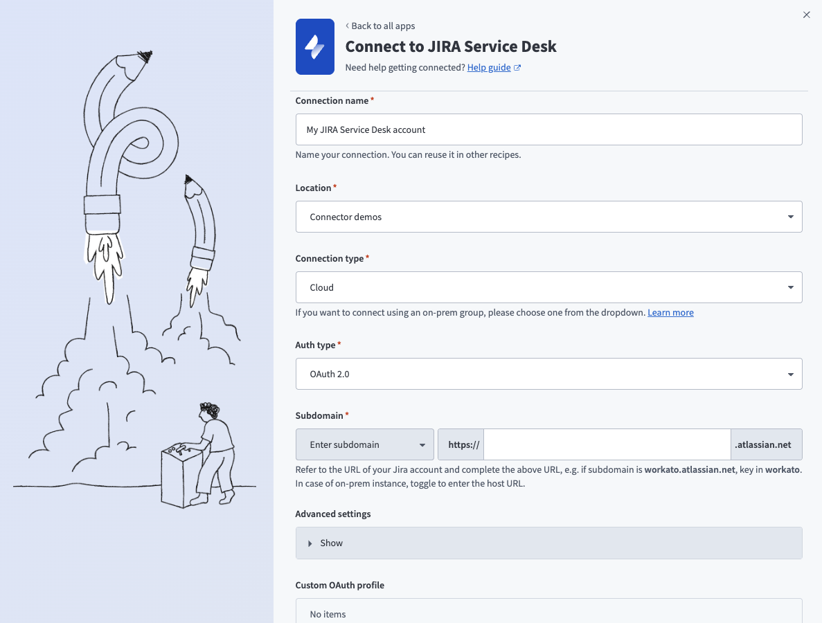 OAuth 2.0 auth
