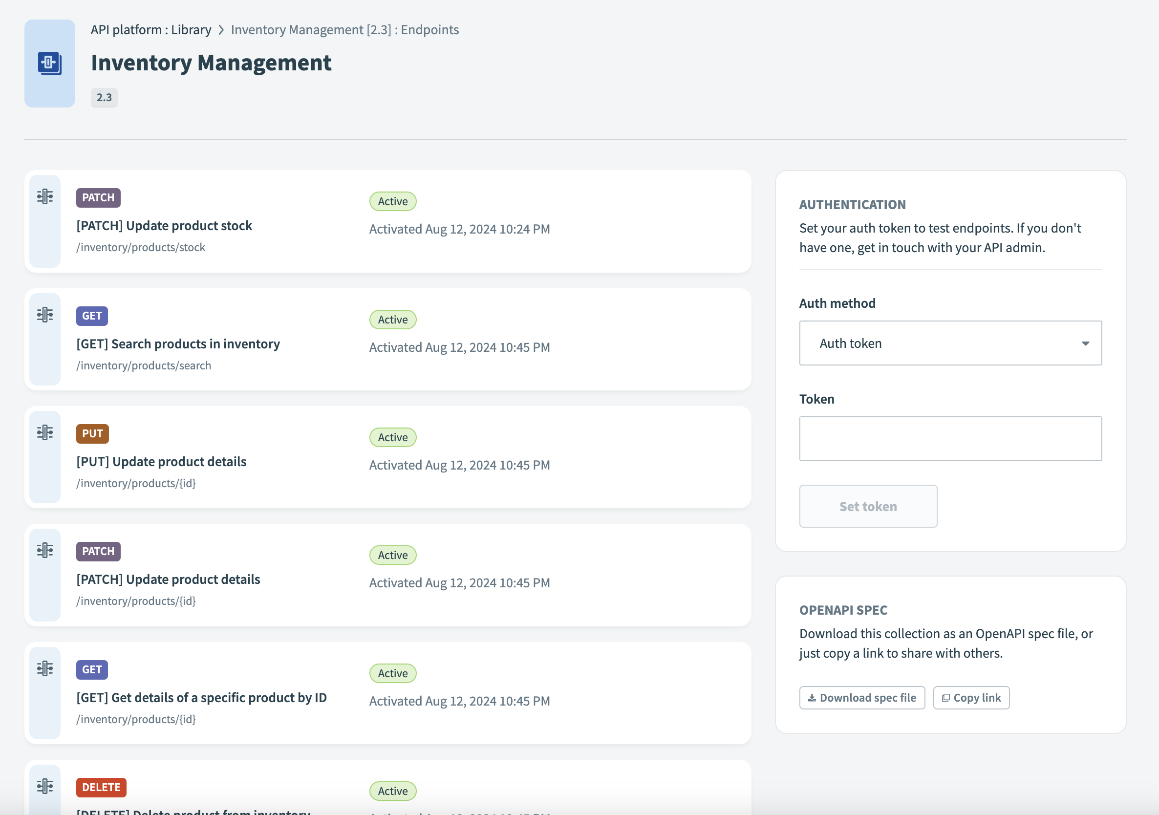 Download OpenAPI specification
