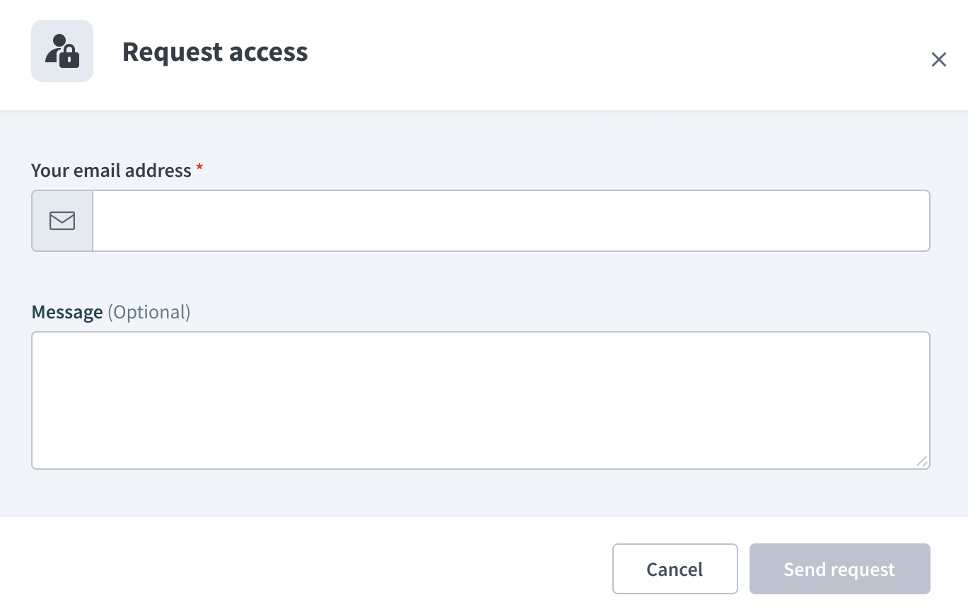 Enter your email address in the Your email address field