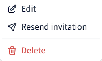 Click Resend Invitation