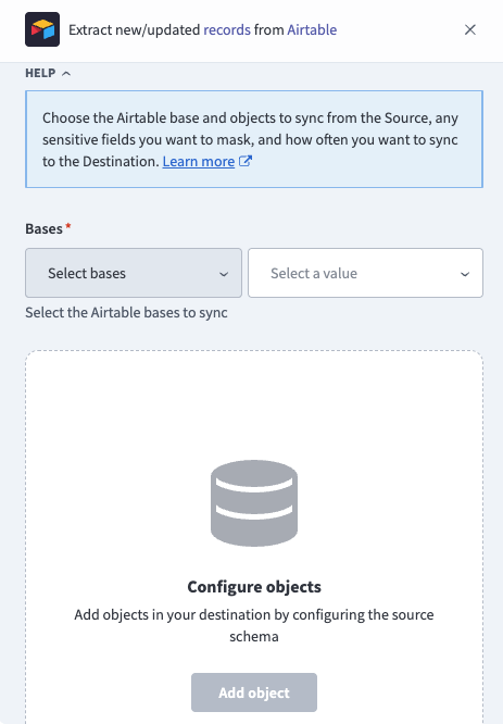 Select Airtable bases