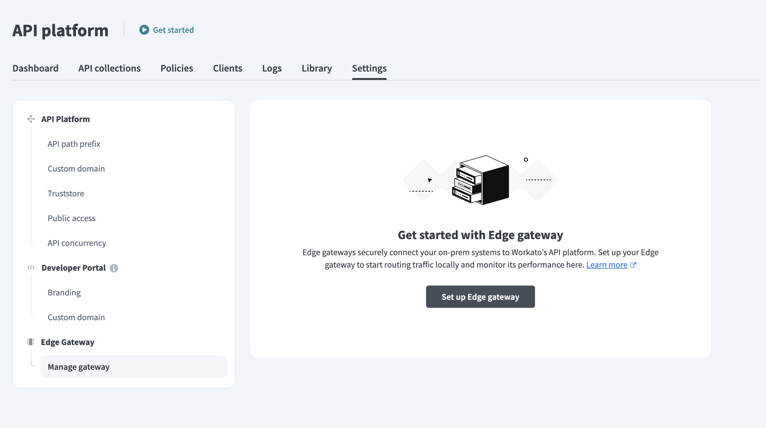 Set up Edge Gateway