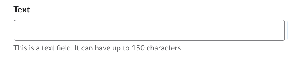 Text field