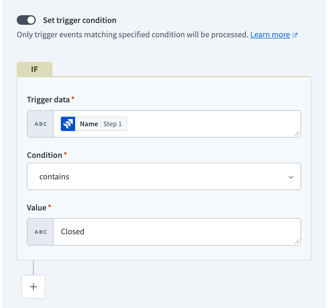 Trigger fields